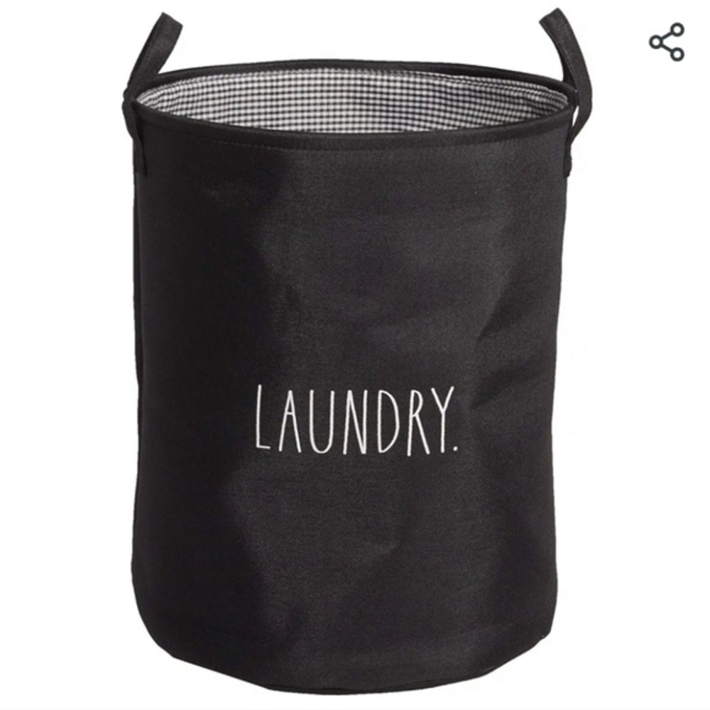 NWT Rae Dunn laundry clothes hamper - Picture 4 of 12
